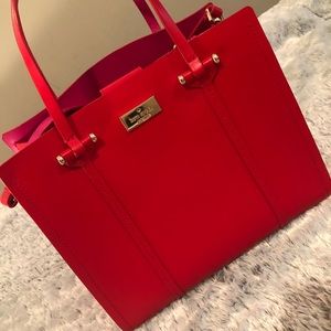 Kate Spade Tote handbag purse red